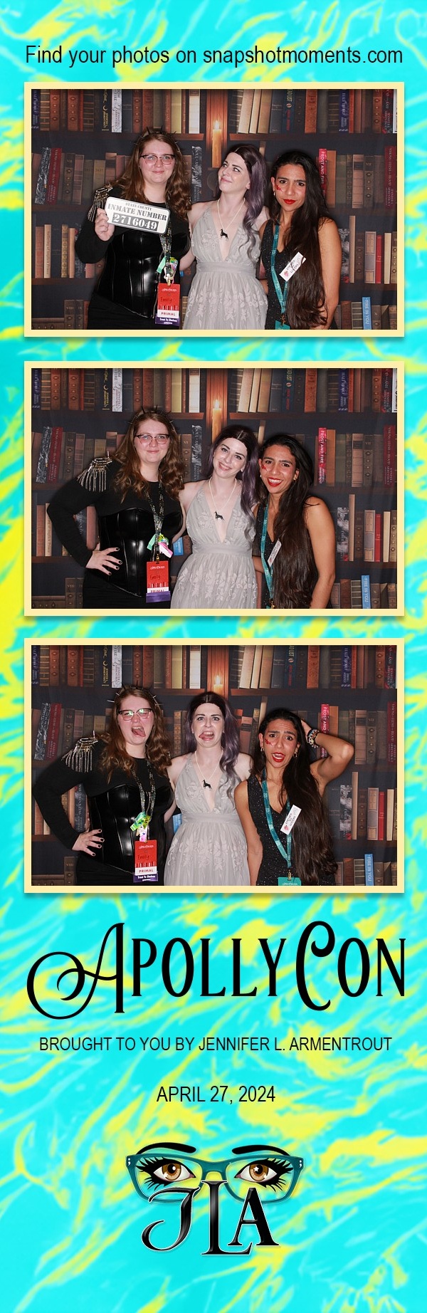 Coordinated ApollyCon printed photo strip