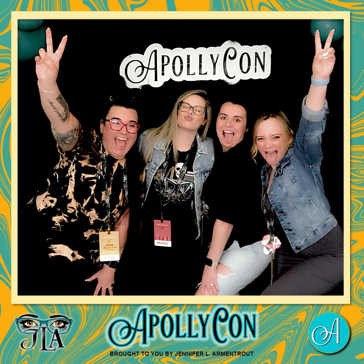 ApollyCon event-branded digital photo layout