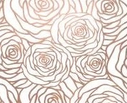 Rose Gold Roses printed backdrop pattern